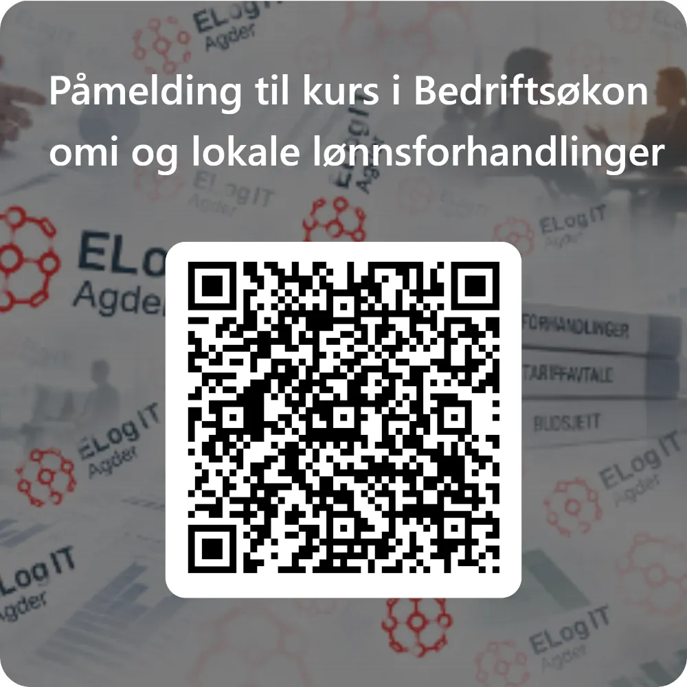 Kurs i bedriftsøkonomi og lokale lønnsforhandlinger